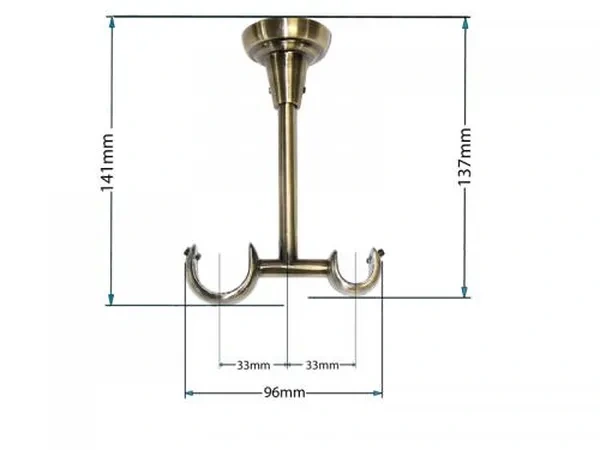 25x16 mennyezeti tartó