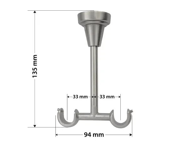 držiak 16x16 stropný