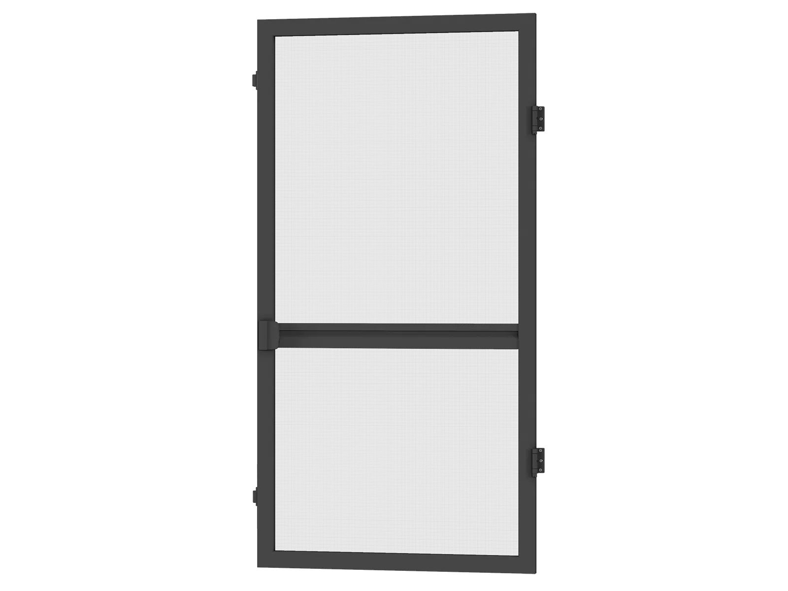 Sieťky na DVERE - pántové - ANTRACIT - s priečkou