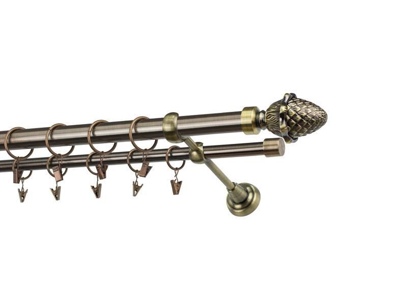 Garniže 25x16mm - dvojradové - ŽALUĎ - antik