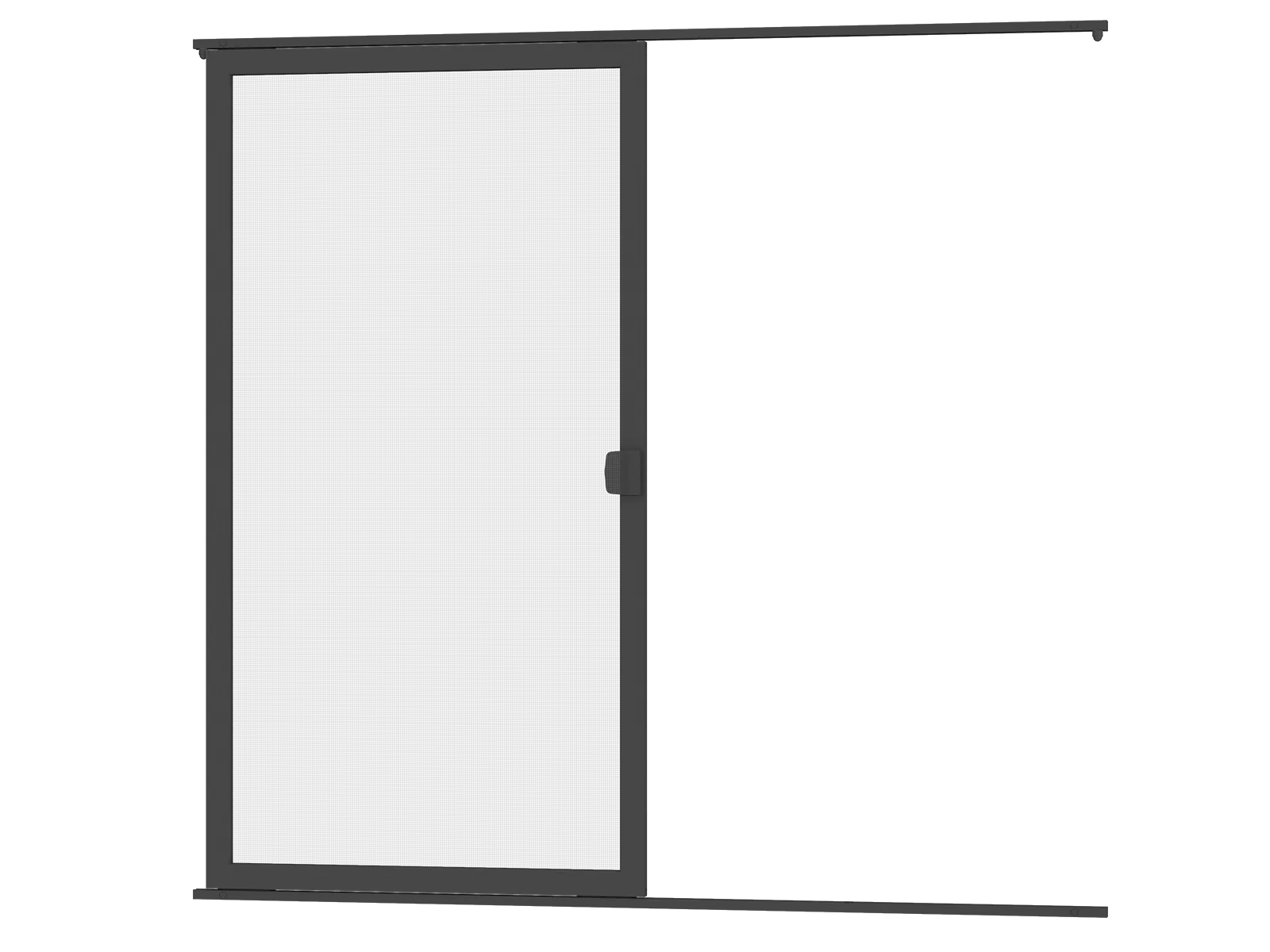 Sieťky na DVERE- posuvné - ANTRACIT - bez priečky