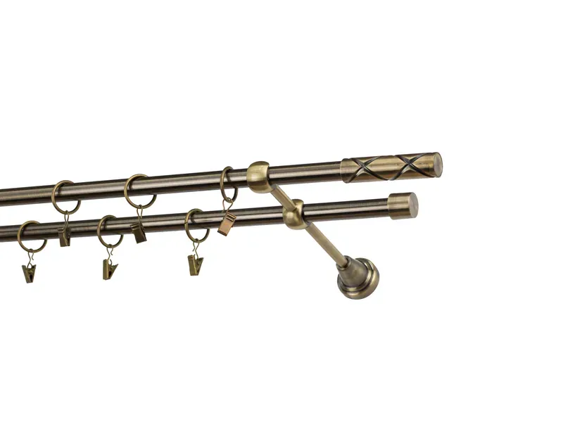 Garniže 16x16mm - dvojradové - COKOL - antik