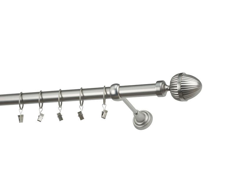 Garniže 25mm - jednoradové - ODEON - satin