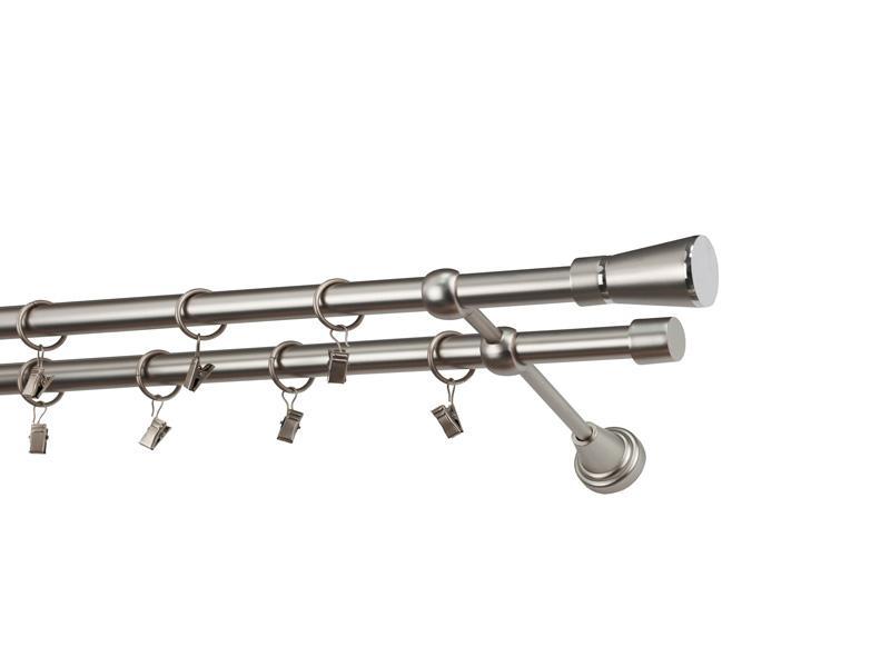 Garniže 19x19mm - dvojradové - RIMINY - satin