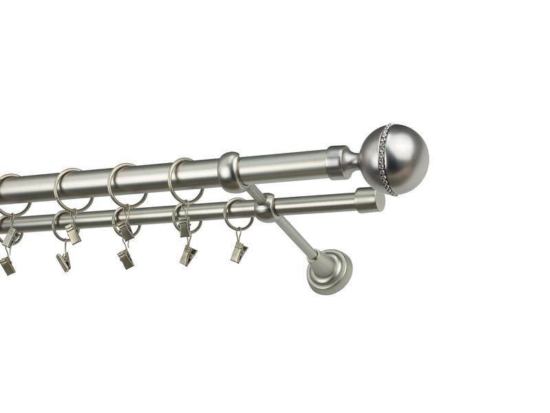 Garniže 25x16mm - dvojradové - KALISTO CRYSTAL - satin