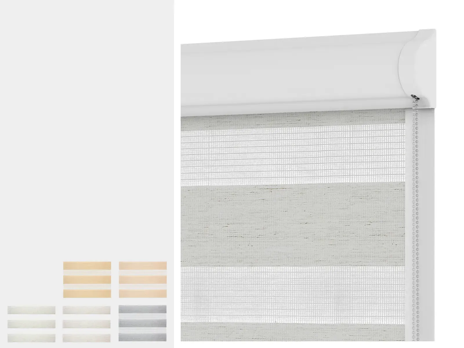 Roleta SWING - deň a noc - látka BALI