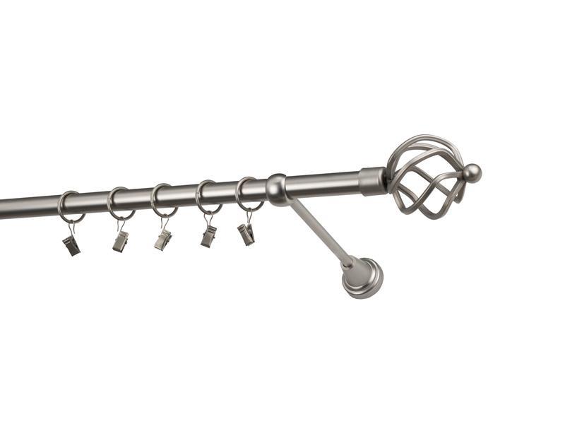 Garniže 19mm - jednoradové - SPIRAL - satin