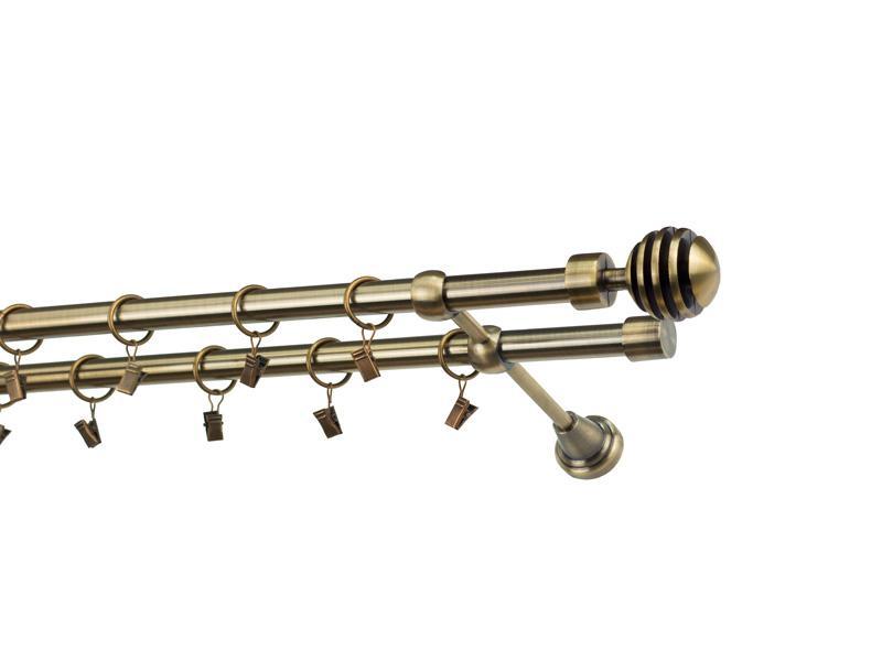 Garniže 19x19mm - dvojradové - VERONA - antik