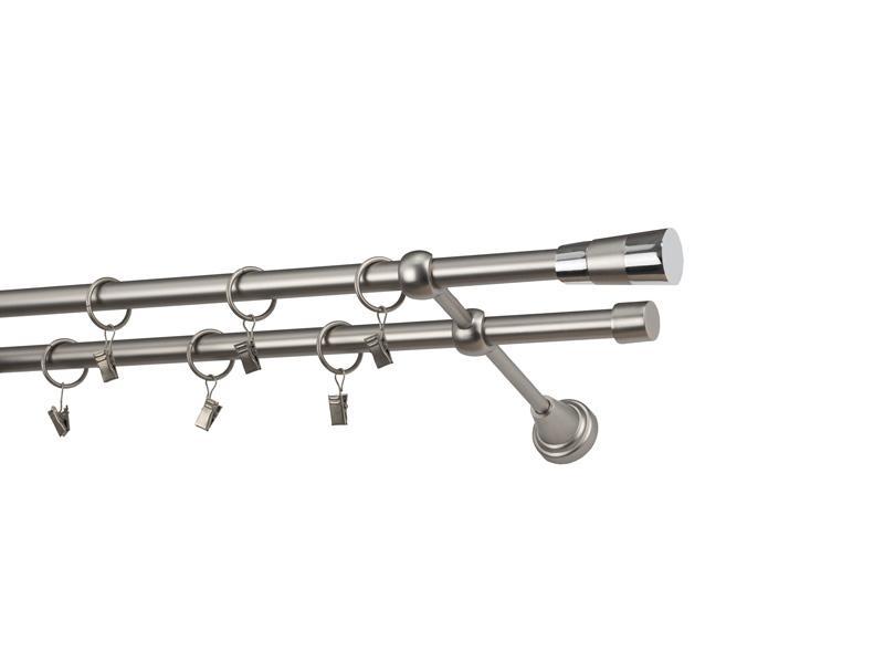 Garniže 16x16mm - dvojradové - VOLEO - satin