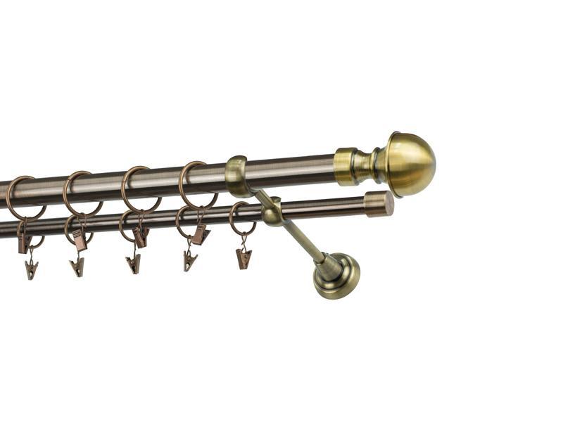 Garniže 25x16mm - dvojradové - BOSTON - antik