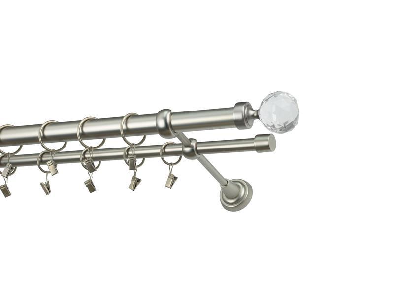 Garniže 25x16mm - dvojradové - GUĽA CRYSTAL - satin