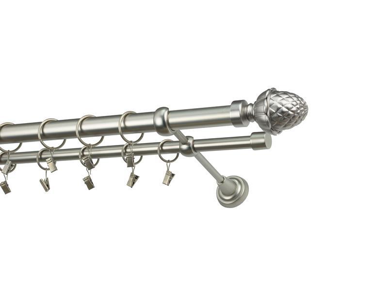 Garniže 25x16mm - dvojradové - ŽALUĎ - satin