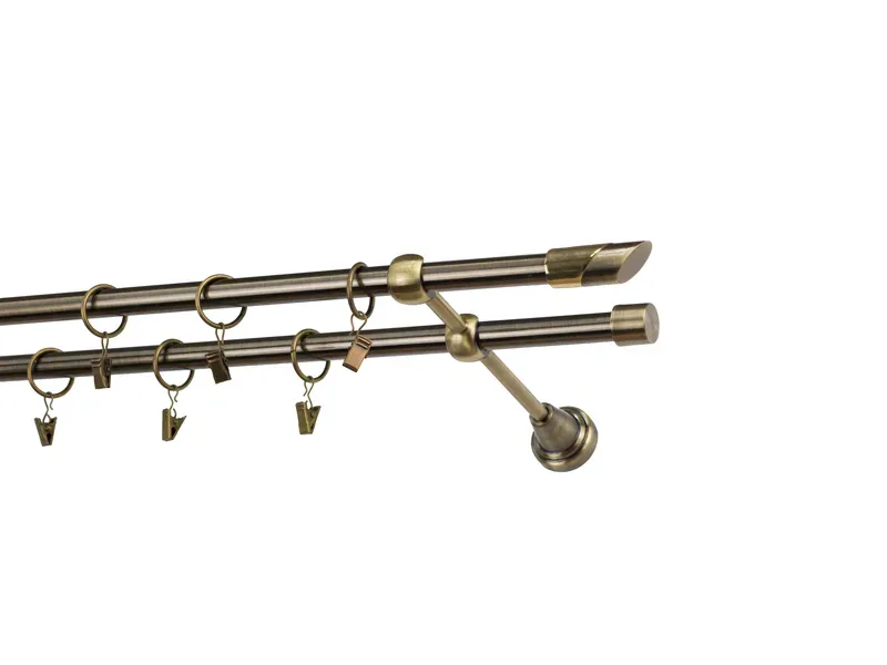 Garniže 16x16mm - dvojradové - PIZA - antik