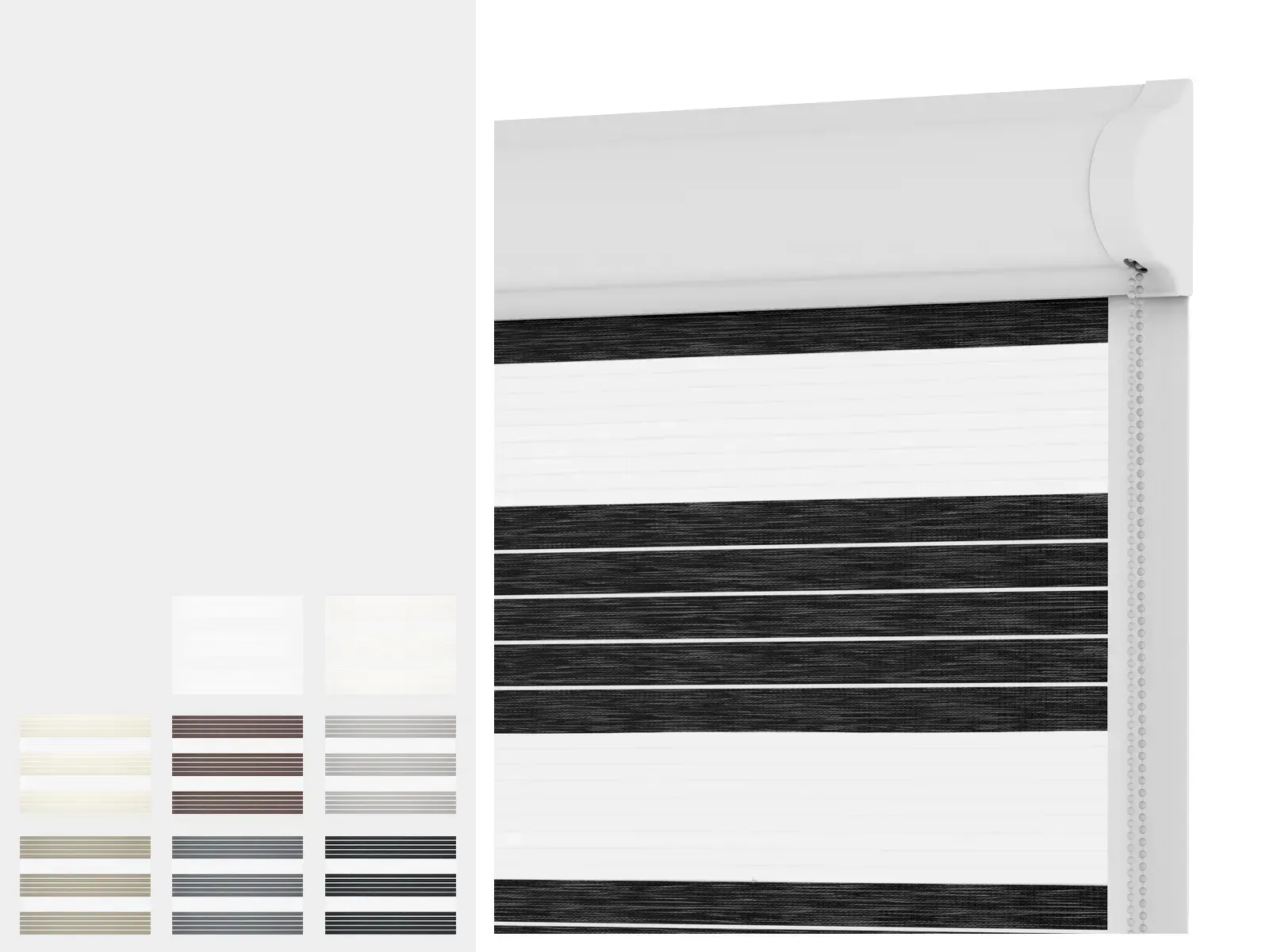 Roleta SWING - deň a noc - látka RODOS