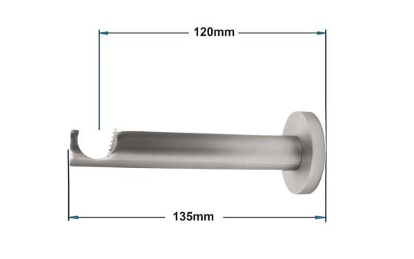 Garniže 19mm - jednoradové - QUADRO - satin 3