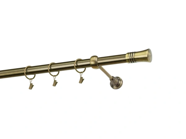 Egysoros 25mm karnis - CAPRI - antik