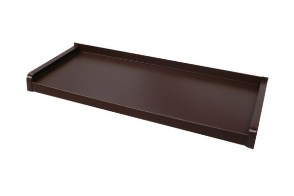 Külső alumínium extrudált ablakpárkány - RAL 8019 sötétbarna