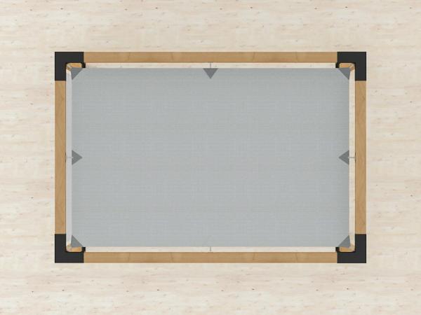 Pergola VEGAS - voľne stojaca so spodným vencom - 2 sekčná 1