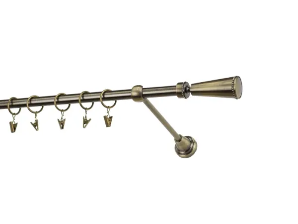 Garniže 16mm - jednoradové - MILANO CRYSTAL - antik