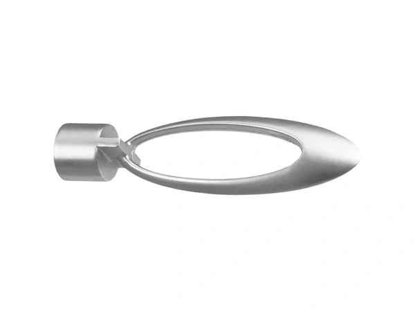 Garniža 19x19mm - drážková tyč - 2rady - VENEZIA - satin 2