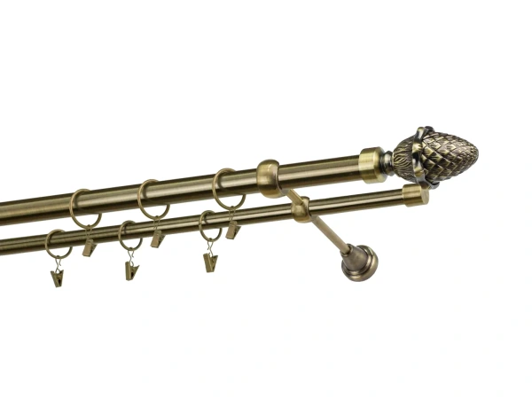 Kétsoros 25x16mm karnis - MAKK - antik