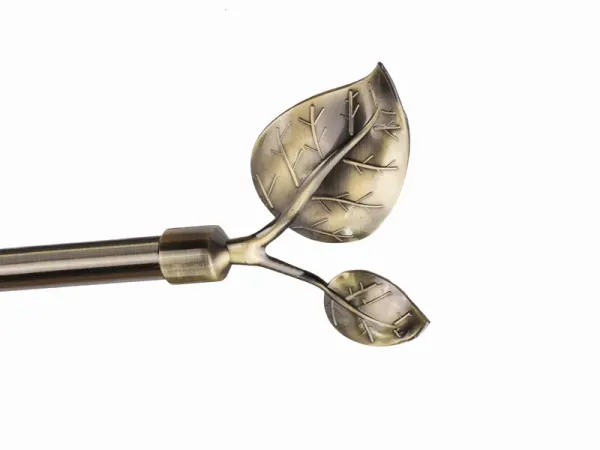 Garniže 25x16mm - dvojradové - LIST VEĽKÝ antik 4