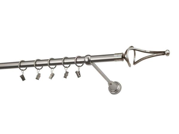 Garniže 19mm - jednoradové - FALIST - satin