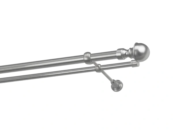 Kétsoros 25x16mm karnis - BOSTON - satin 1