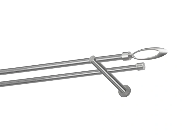 Kétsoros 16x16mm karnis - VENEZIA - satin 1