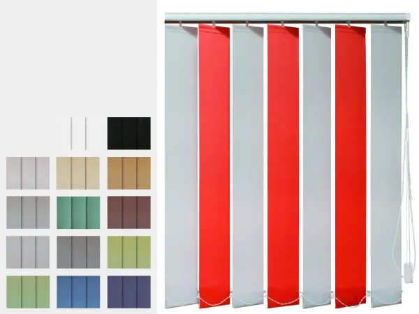 Kétszínű szalagfüggöny - CSÁD szövet