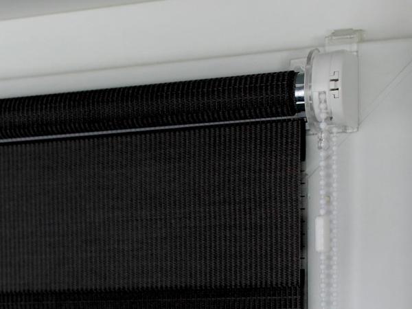 Roleta  MINI - deň a noc - látka BLACK ELEGANCE 2