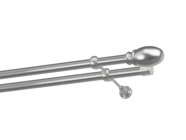 Kétsoros 25x25mm karnis - BELUNO - satin 1