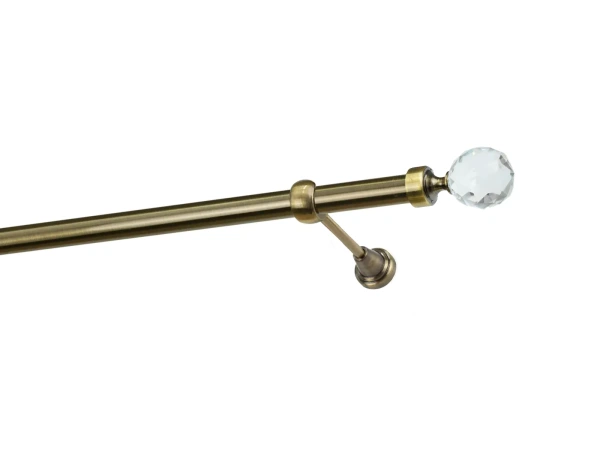 Egysoros 25mm karnis - CRYSTAL GOLYÓ - antik 1