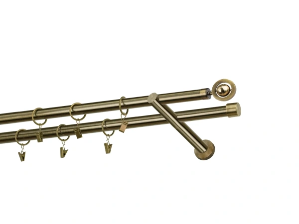 Kétsoros 19x19mm karnis - JUPITER - antik