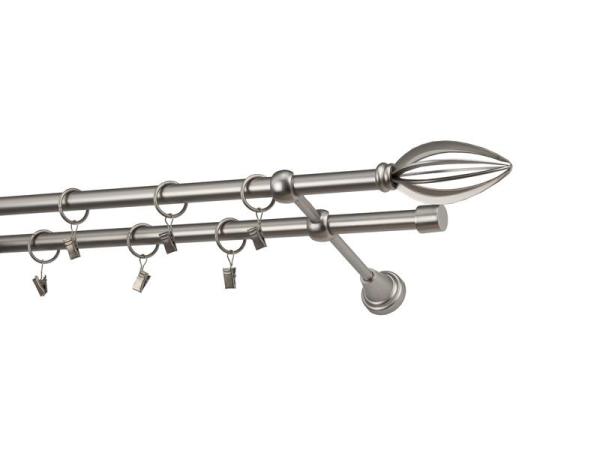 Garniže 16x16mm - dvojradové - PANTEON - satin