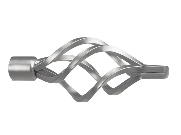 Egysoros 19mm karnis - AZUR GOLYÓ - satin 2