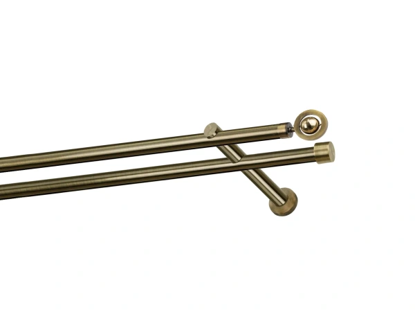 Garniža 19x19mm - drážková tyč - 2rady - JUPITER - antik 1