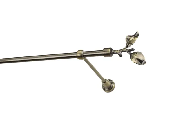 Garniže 16mm - jednoradové - LIST ROSE - antik 1