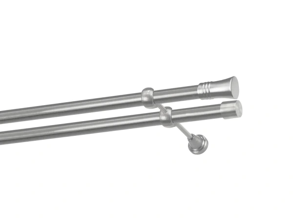 Kétsoros 25x25mm karnis - CAPRI - satin 1