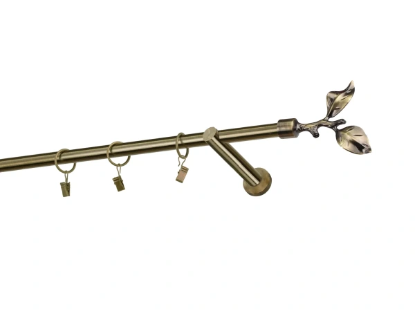 Egysoros 16mm karnis - RÓZSA LEVÉL - antik