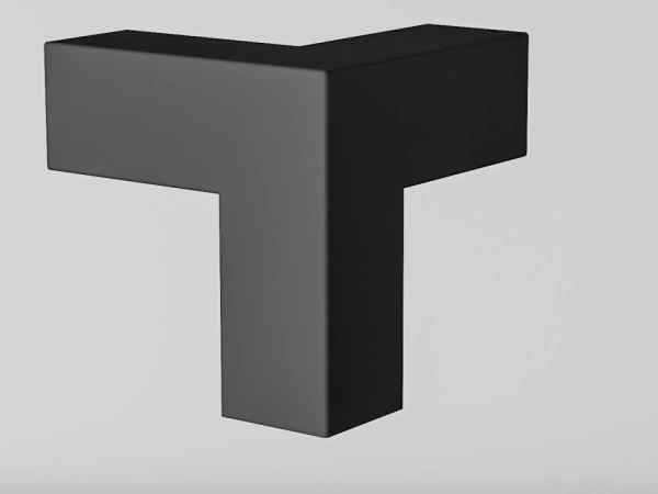 Három csomós oszloptartó (sarok) 1