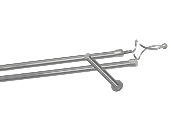 Kétsoros 19x19mm karnis - FALIST - satin 1