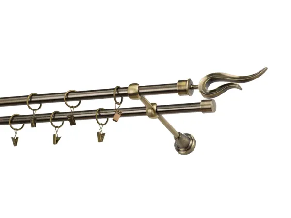 Garniže 16x16mm - dvojradové - VIOLO - antik