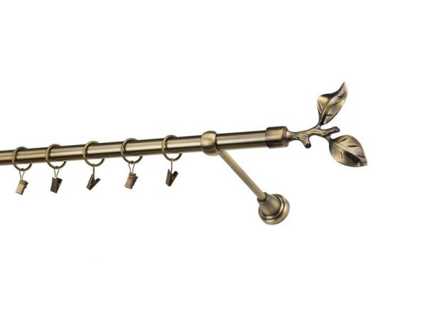 Garniže 19mm - jednoradové - LIST ROSE - antik