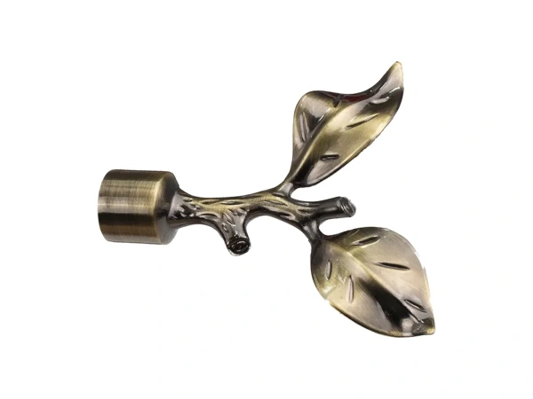 Kétsoros 19x19mm karnis - RÓZSA LEVÉL - antik 2