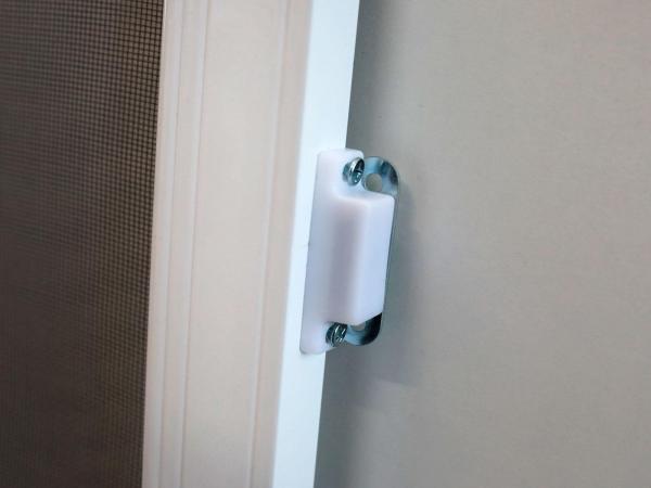 Zsanéros szúnyogháló AJTÓRA - faimitáció 4