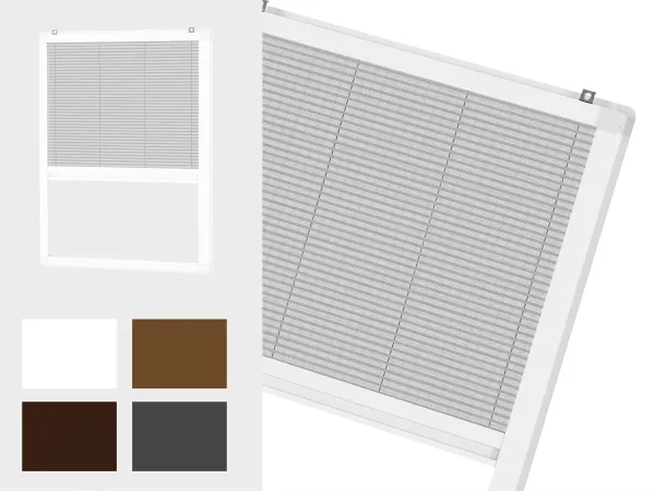Sieťky proti hmyzu na OKNO - PLISSÉ KLIK - bežné odtiene