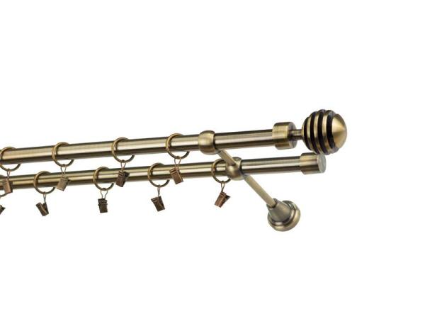 Garniže 19x19mm - dvojradové - VERONA - antik