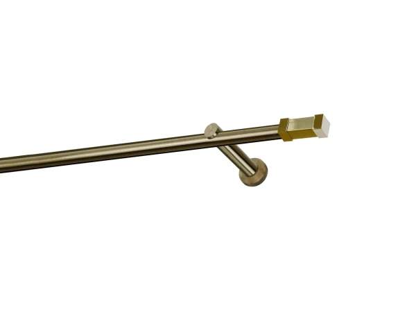 Garniža 19mm - drážková tyč - 1rad - QUADRO - antik 1