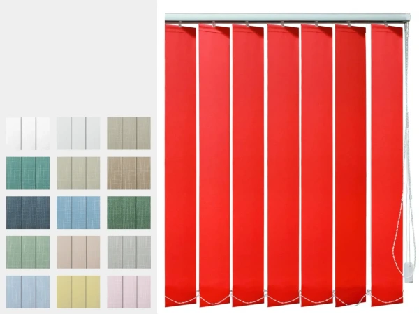 Szalagfüggöny - SHANTUNG szövet